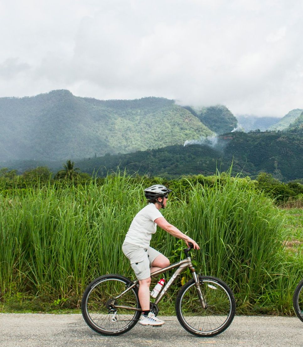 Bike on routes exploring the heart of Thailand
