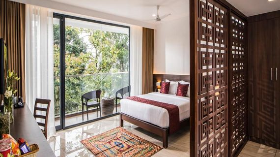 Settle into the blissful ambience of Thekaddy with two nights at this luxury resort and spa