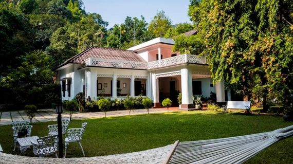 Unwind in cozy rooms nestled in the heart of this Dutch-style mountain plantation