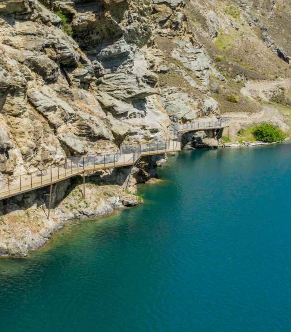 Soak up the exceptional views on a bike tour of NZ
