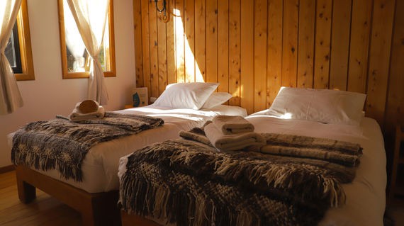 Stay in rustic and charming accommodation 