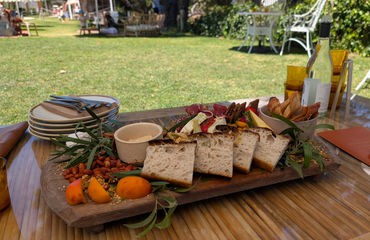 A platter of food