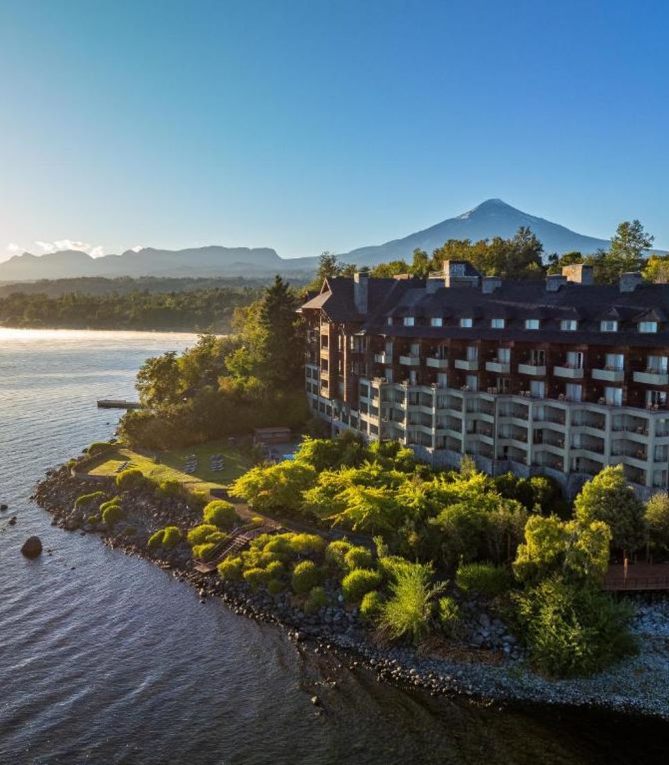 Unwind in luxurious comfort while taking in stunning views of the lake