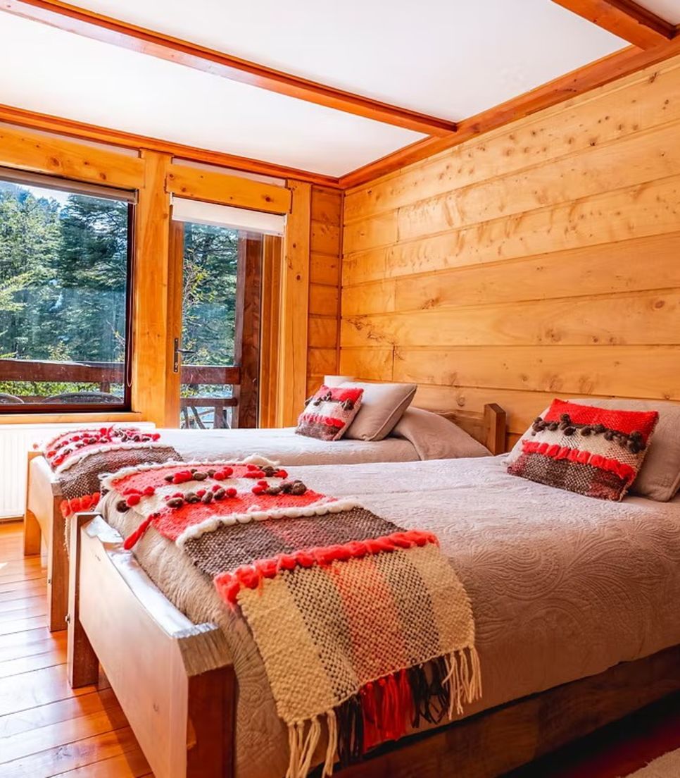 Stay in charming, cozy cabins surrounded by nature and peaceful scenery.