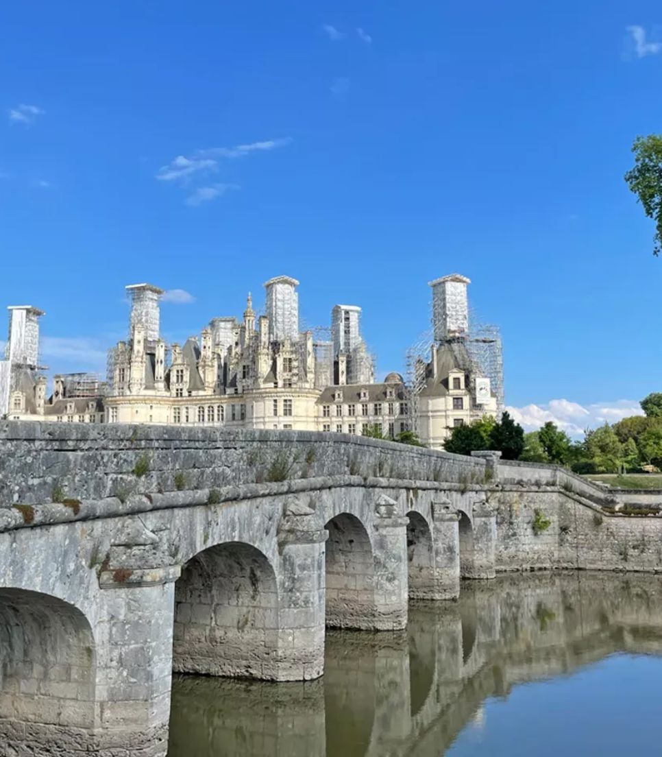 Follow mostly flat bike paths and quiet roads along the Loire and Cher rivers