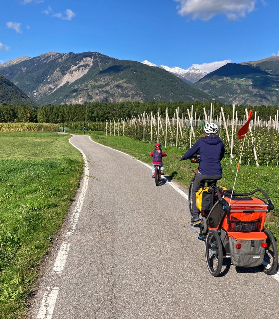 Easy rides, big views and family adventures along the beautiful Adige River
