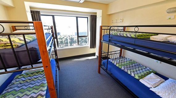 Modern hostel in the very center of Wellington