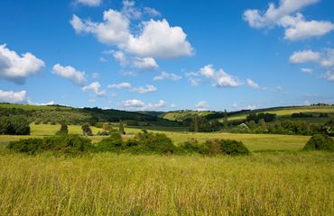 View of hills