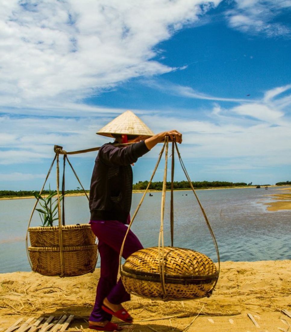 Take pleasure in the serene surroundings of the Vietnamese countryside