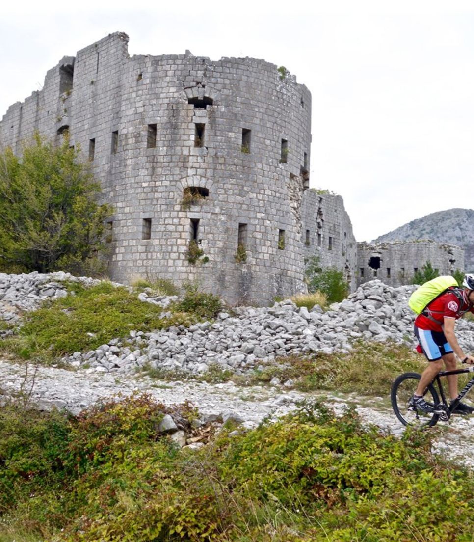 Step into the past and cycle around structures built by the ancient Greeks