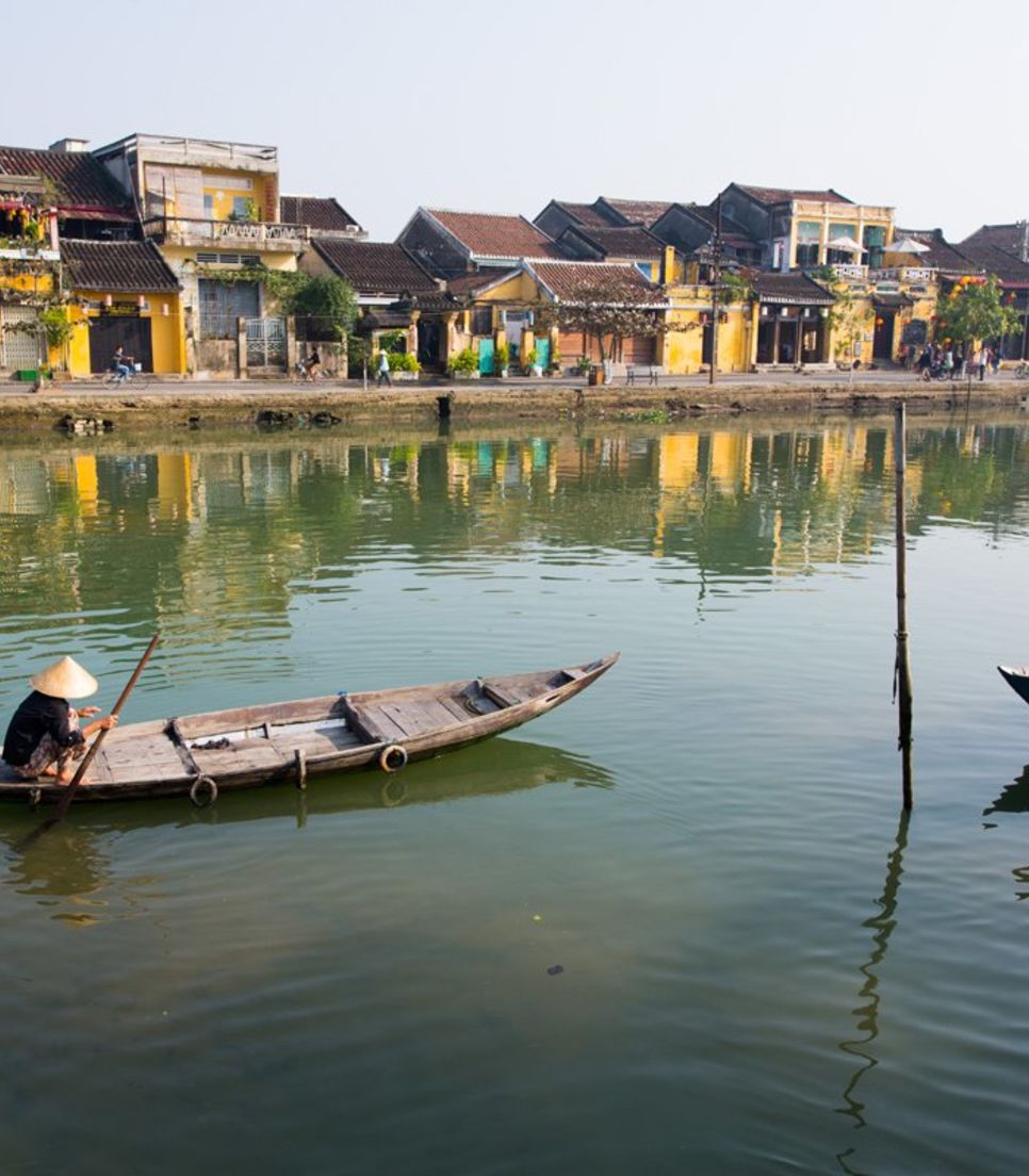 Observe Vietnamese river life as you ride through changing scenery