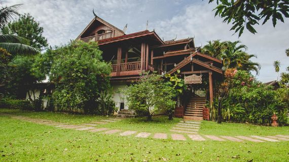 A nature resort featuring traditional Khmer designs and stately rooms. 