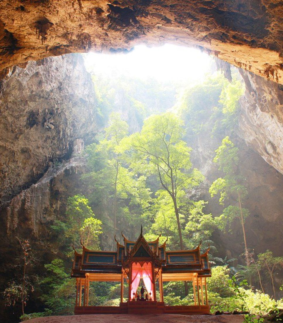 One of the many highlights of this captivating tour is visiting a temple inside of a spectacular cave
