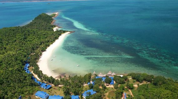 A tranquil and beautiful island resort on a private beach with traditional features and all the facilities you might need.