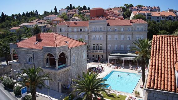 In a picturesque harbour setting, the Hotel Lapad enjoys a clean, fresh and modern interior housed in a beautiful older building in Dubrovnik