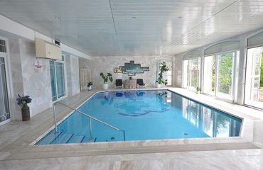 Hotel interior pool