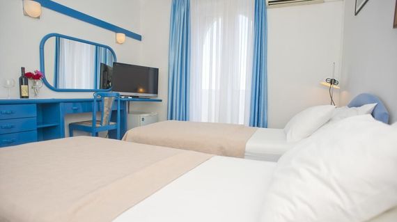 In the heart of Budva and right next to the 2000-year-old city wall, the hotel is in the perfect location and offers newly-renovated facilities and friendly staff 