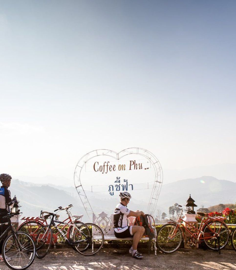 Even in the rural mountains, you'll be treated to coffee stops at majestic spots, giving you a chance to refuel