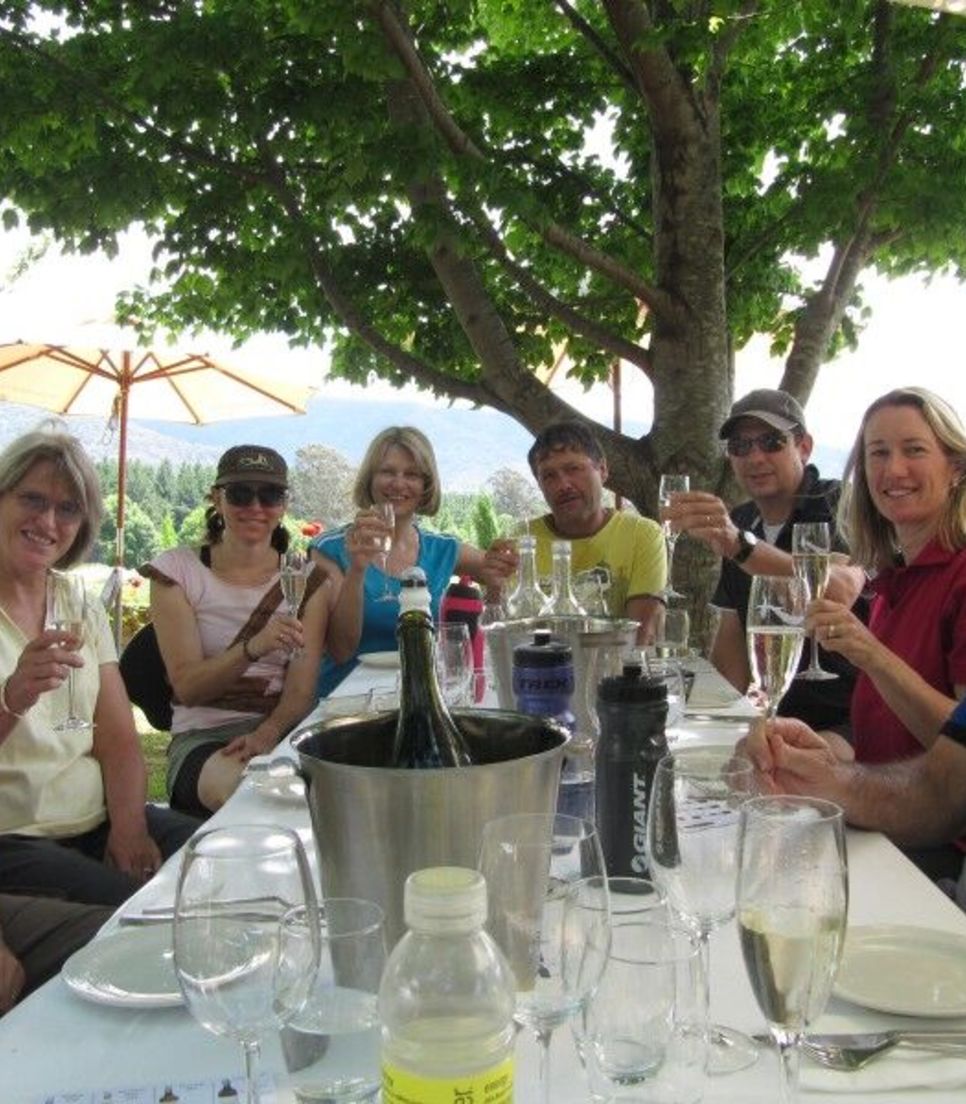 Enjoy the lunches, dinner, wine tasting and cycling in the comfort of a small group