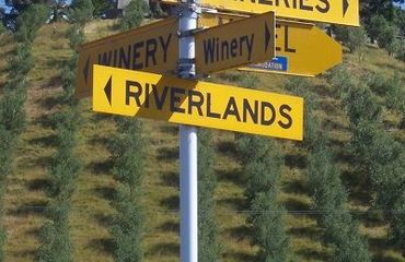 Winery directional signs