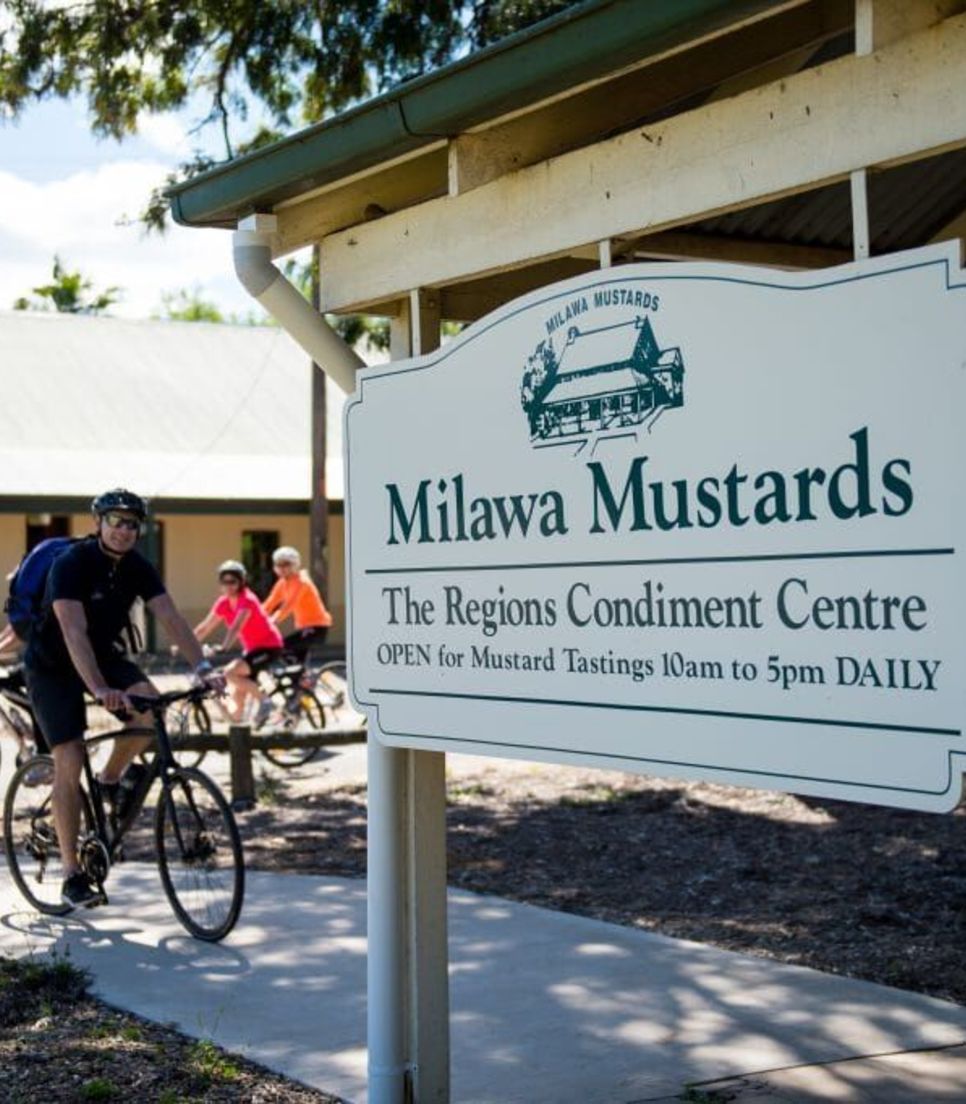 Be sure to stop by Milawa Mustards