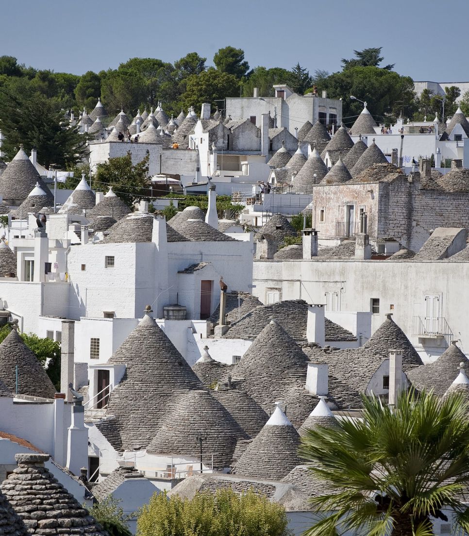 Visit the trulli capital, a UNESCO world heritage site on day 2