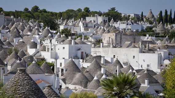 Visit the trulli capital, a UNESCO world heritage site on day 2