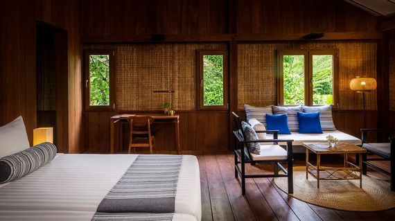 A dreamlike environment awaits with beatiful bungalows in classic Khmer style.