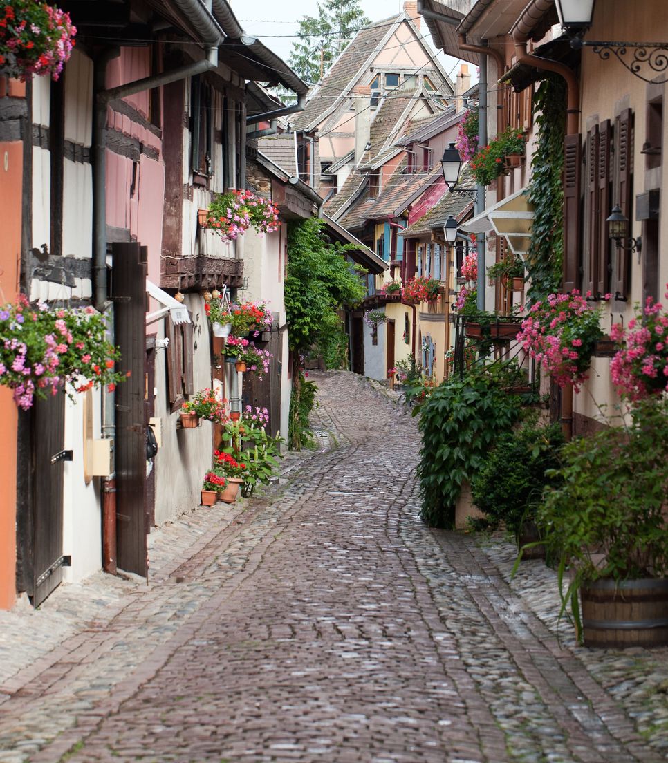 The quaint village of Eguisheim provides a welcome rest stop on day 4