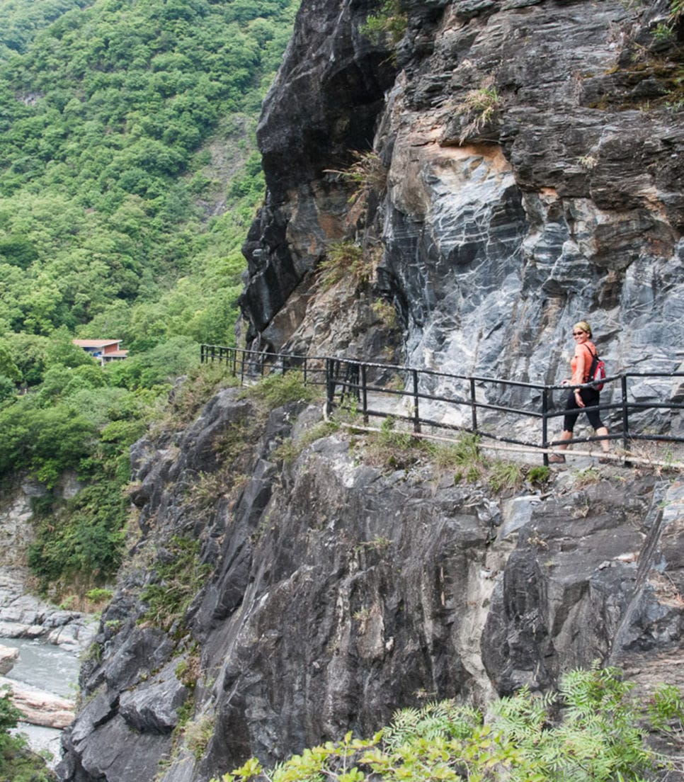 One of the spectacular hikes available on the rest day in Taroko National Park