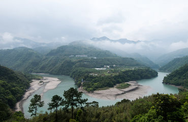 River view from Taiwan highlands