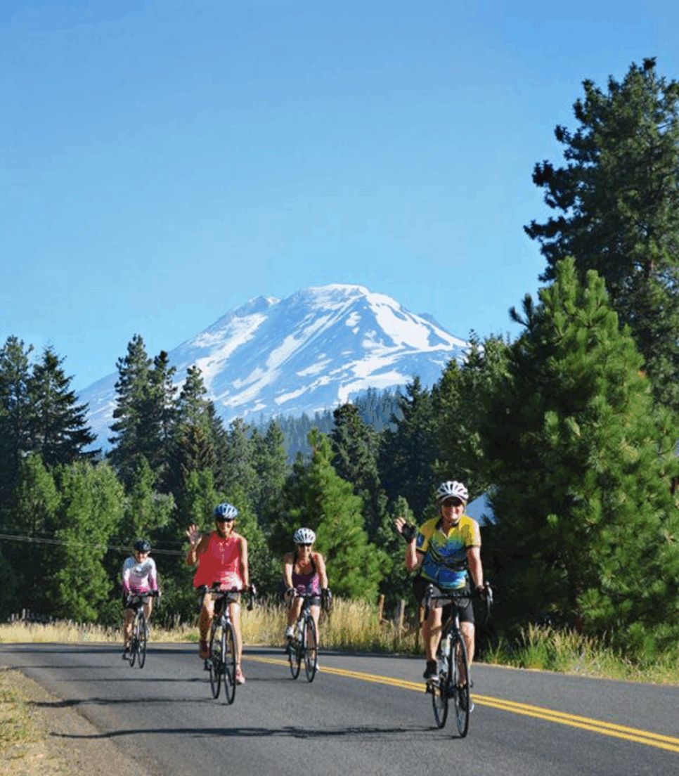 Soak up the blissful views as you pedal through the scenery
