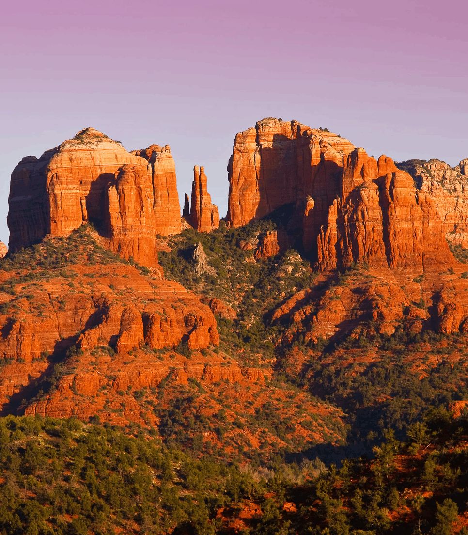 Visit the famed and majestic Cathedral Rock on day 6