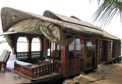 Traditional houseboat
