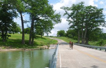 Cycling over waterway
