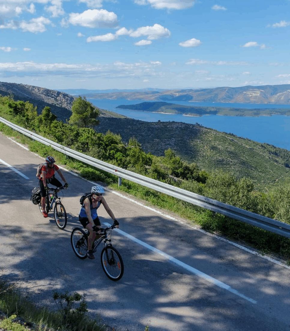 Pedal the sea roads and soak up the scenery