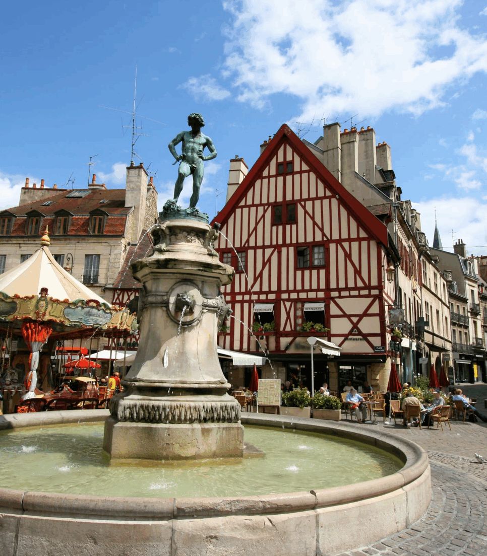 Begin this wonderful tour in medieval Dijon