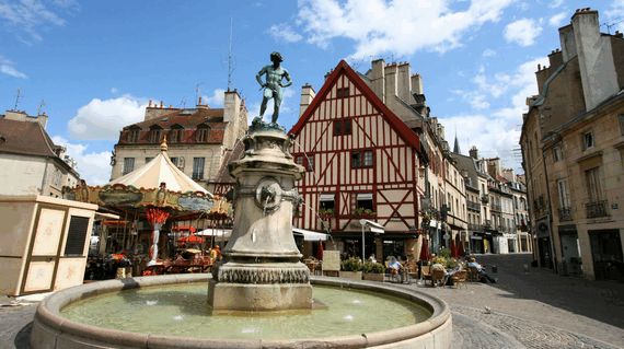 Begin this wonderful tour in medieval Dijon