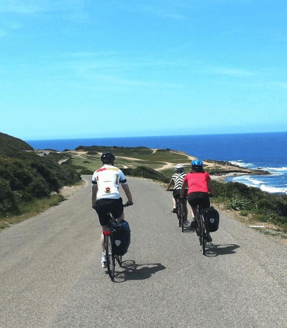 Bike Sardinia and experience an assault of blues and greens filling your view