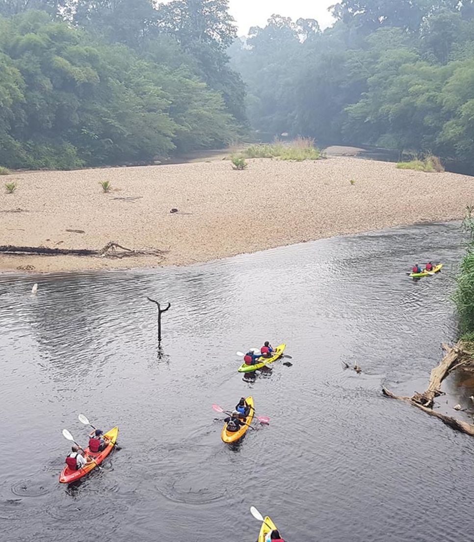 Work on your biceps as well while kayaking 