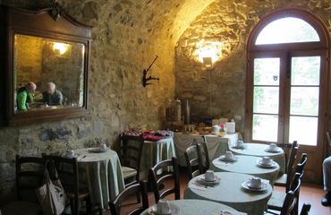 Stone dining room