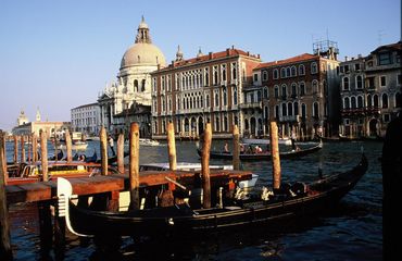 Boats and buildings in Venice