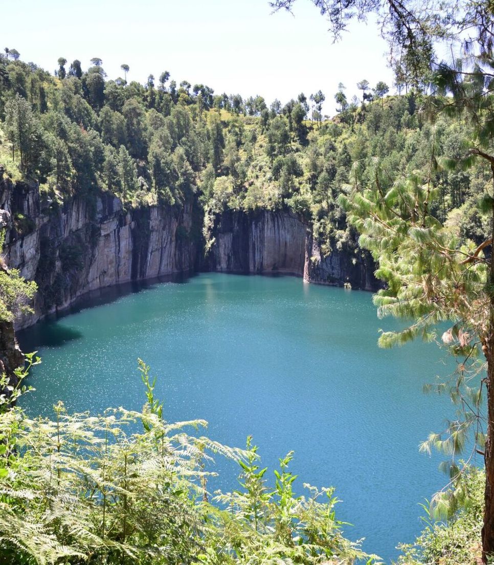 Discover this beautiful crater lake on day 3