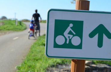 Cycle route signs