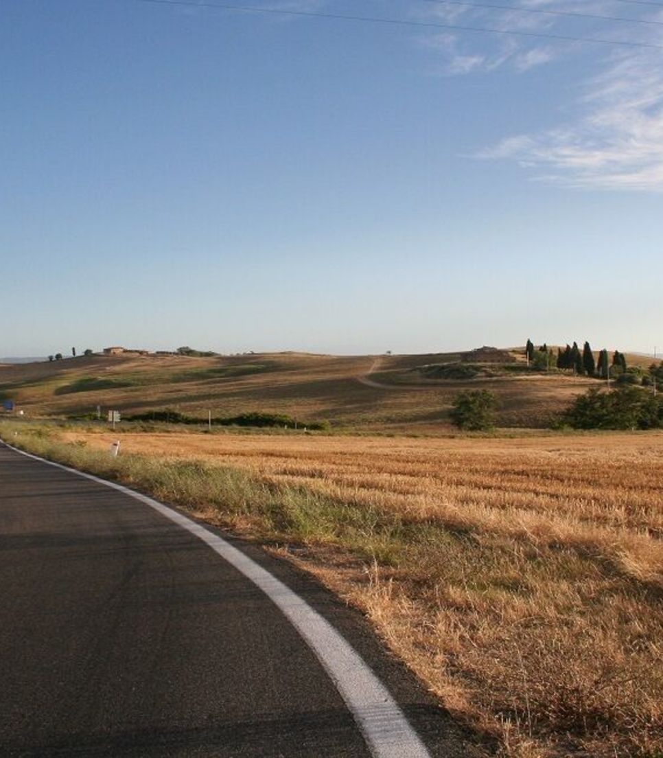 Enjoy a variety of terrain, all conducive to fine cycling in Tuscany
