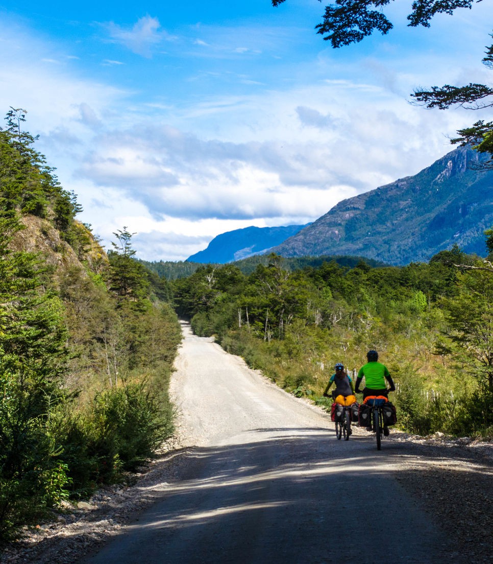 Blissful cycling views are found the deeper you travel
