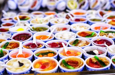 Vietnamese food in cups