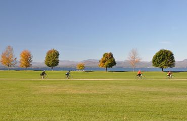 Cycling Lake Champlain