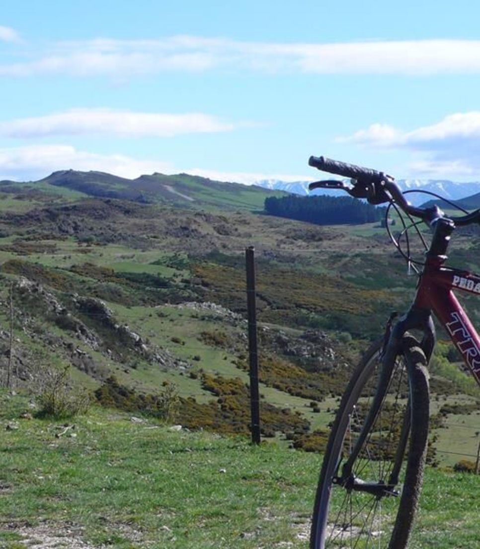 Bike through a spectacular part of New Zealand