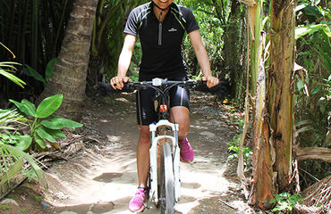 Cycling through jungle